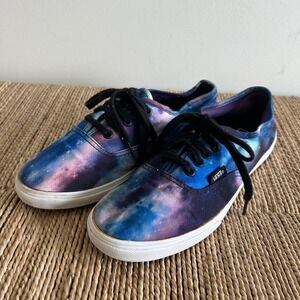 Vans Shoes Galaxy Print Men Size 5.5 Women Size‎ 7 Lace Up